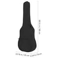 thumbnail image 2 of QUMIIRITY Guitar Bag With Strap Durable Side Zipper Design Suitable For Acoustic Guitars Versatile Carrying Options, 2 of 8