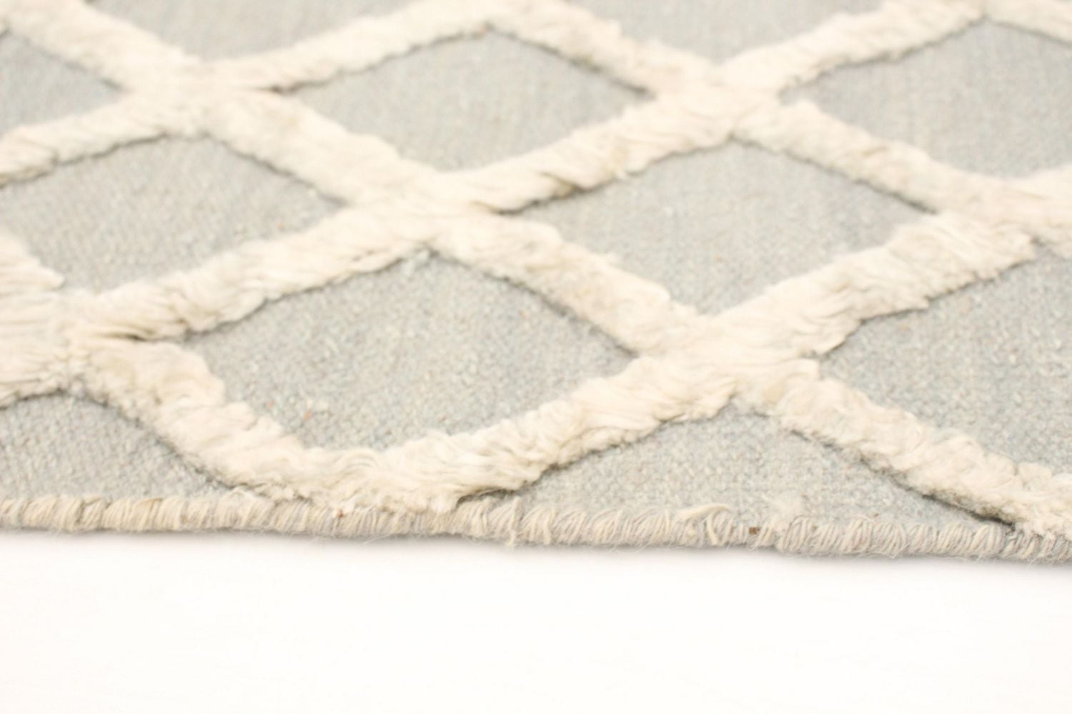 ECARPETGALLERY 5'0" x 8'0" Carved Cambridge Hand Made Area Rug for Living Room, Dining Room and Bedroom in Grey