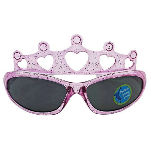 Just Add KidZ: TiaraZ Sparkly Light Pink Princess UVA/UVB Protection Sunglasses