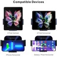 thumbnail image 4 of Soporte de teléfono con cargador inalámbrico para coche plegable con pantalla plegable Samsung Oppo Special-s3kc para Xiaomi Huawei Vivo Oppo, 4 of 5