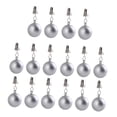 thumbnail image 2 of Luzkey Balles de Poids pour Rideaux, Poids pour Draperies, Cintres Robustes, Pendentifs pour Drapeau de Jardin, Rideaux de Douche, Patio, Intérieur Extérieur, Pergola, 16 Pcs, 2 of 8