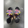 thumbnail image 3 of OIOLOYJM Womens Summer Wedge Sandals Orthopedic Arch Support Comfy Slip-On with Floral Hollow Design Peep Toe Platform Boho Beach Shoes Black US/6.5-7, 3 of 6