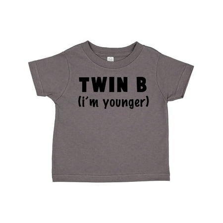 

Inktastic Twin B (i m younger) Gift Toddler Boy or Toddler Girl T-Shirt
