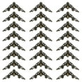 thumbnail image 1 of 24X Metal Decorative Corner Edge Protectors for Books Photo Frames Jewelry Boxes, 1 of 7