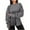 Coffee, variant on Women Plus Size Tops Trend Fall Winter Crew Neck Long Sleeve Sweatshirt Casual Loose Pullover solid color Shirt Tops,Gray,M