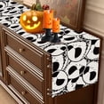 thumbnail image 4 of Halloween Table Runner, Christmas Table Runner,Xmas Seasonal Fall Gothic Skull Christmas Table Cloth Halloween Decorations for Home Kitchen Dining Party Decor (13x72 Inch), 4 of 6