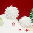 thumbnail image 4 of Dopebox Xmas Decorative Hanging Ornaments Shatterproof Plastic Balls for Xmas Decoration DIY Christmas Balls Craft Ornaments Flocked Ornaments for Christmas Tree, Home Decor Supplies (A), 4 of 9