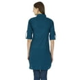 thumbnail image 3 of Casual Top Women Kurti Ethnic Indian Cotton Kurta Tunic Solid Designer Dress, 3 of 3