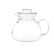 Simax Glass Teapot 1.5 Quart 6 Cups, Stovetop & Microwave Safe, Clear Glass Kettle with Spout, Heat-Resistant Borosilicate Glass for Tea Parties