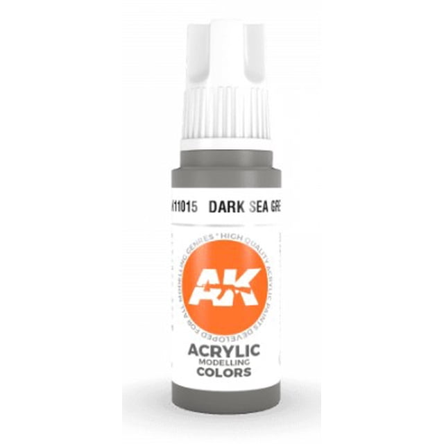 Flacon de 17 Ml de Peinture Acrylique Gris Foncé