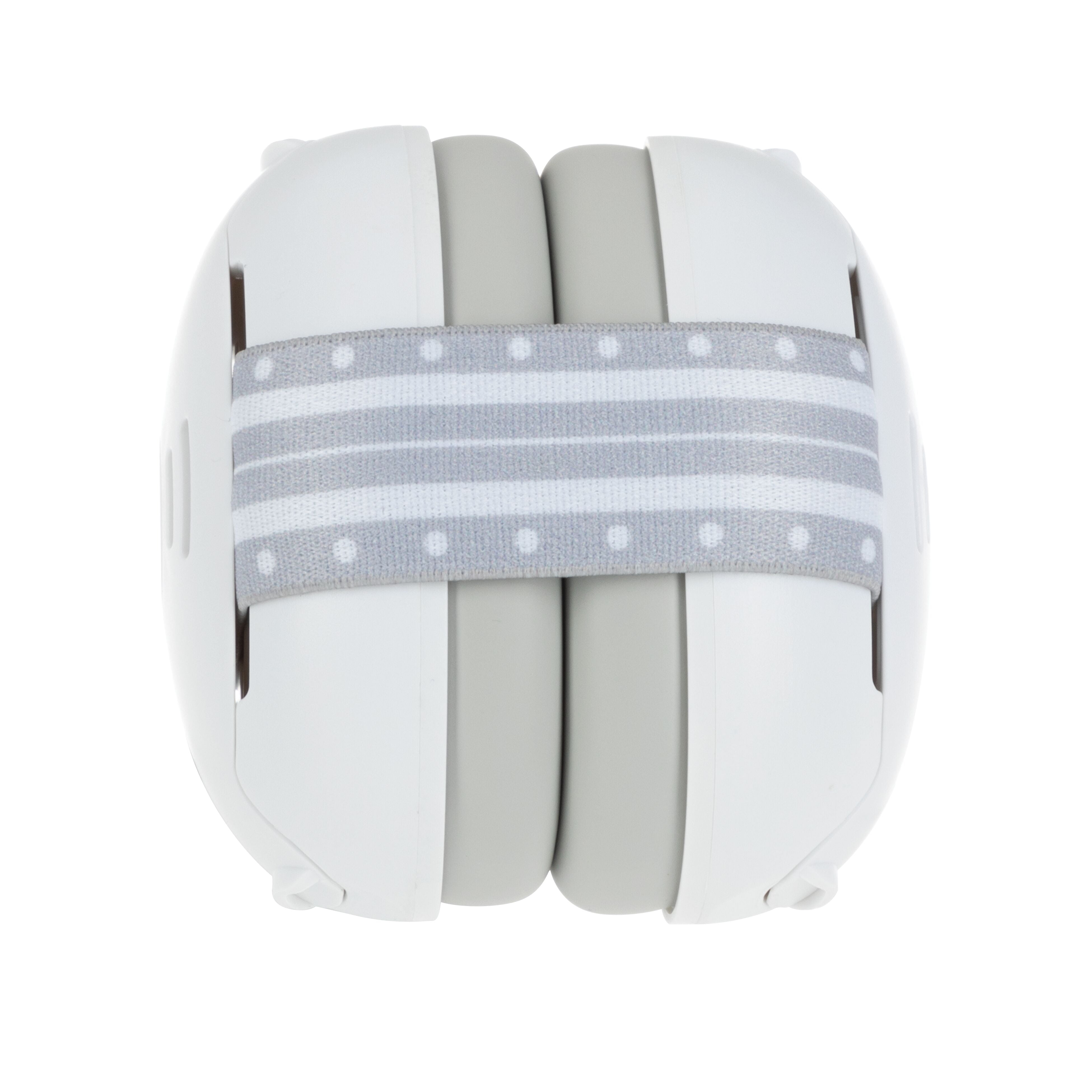 Nuby Soft Sounds Adjustable Earmuffs for Babies, White