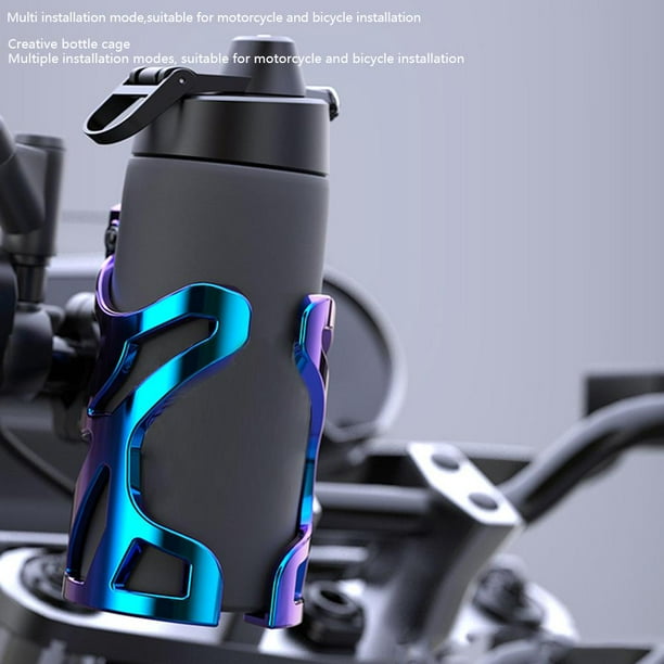 Portavasos para bicicleta Jaula para vasos de aleación de aluminio liviana con tornillos y herramientas Jaulas para bebidas duraderas para actividades al aire libre Motocicleta MTB Cyclin Jadeshay A