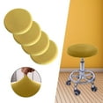 thumbnail image 4 of 2 Pack Stool Covers Round Bar Chair Covers Washable Bar Stool Cushion Slipcover Polyester Elastic Stretch Chair Seat Cover for 11.8-17.7 Inch Yellow, 4 of 8