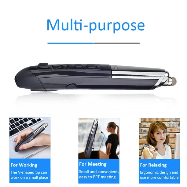 Souris stylo sans fil, souris optique sans fil USB 2,4 GHz en forme de  stylo écran capacitif écriture manuscrite souris intelligente pour  ordinateur
