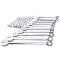 thumbnail image 3 of Max Torque 15-Piece Premium Combination Wrench Set, Complete SAE Inch Sizes from 1/4" to 1" with Rack Organizer | Chrome Vanadium Steel, Long Pattern, Mirror Chrome Finish, 3 of 5