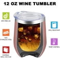 thumbnail image 2 of Mom Juice, 12 oz Wine Tumbler, Double Wall Vacuum Insulated Wine Glasses with Lid, Stainless Steel Cup for Wine,Coffee,Cocktails|Perfect Mother''s Day, Christmas, 2 of 6
