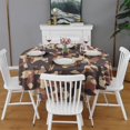 thumbnail image 2 of Camouflage Round Tablecloth 70x70in(178x178cm) – Waterproof Polyester Table Cover with Full Print Design, Wrinkle Resistant & Washable for Kitchen Dining Party Decor, 2 of 6