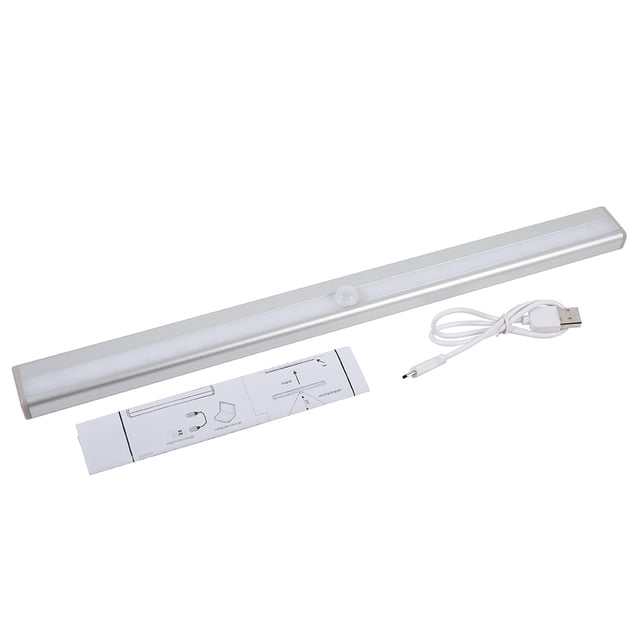 1 unidad Digital recargable cuerpo infrarrojo IR Sensor de movimiento Detector lámpara de luz LED uso doméstico caliente