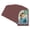 Maroon Red, variant on Raspberry Red Picture Frame Mat for 12x18 Frames - Oval Opening for 11x17 Photos - 1 Mat