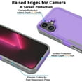 thumbnail image 6 of iPhone 16 Plus Case ,2 in 1 Phone Case for iPhone 16 Plus 6.7 inch ,Takfox Shockproof Protection Heavy Duty Armor Durable Hard Plastic & Rubber Rugged Full Body Bumper Cover- Purple, 6 of 8
