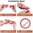 thumbnail image 5 of Iweighoola 24 Knots(52Inch) Smart Weighted Workout Hoop, Smart Waist Exercise Ring, Infinity Hoop for Adults Weight Loss, 5 of 8