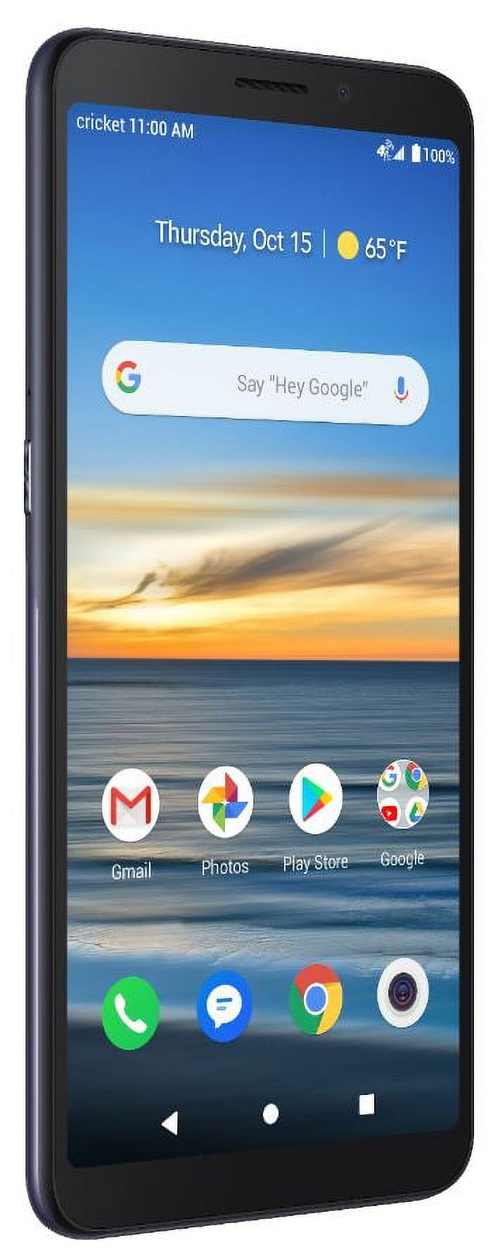 Cricket Wireless Alcatel Lumos, 32GB, Ocean Metallic Wave - Prepaid Smartphone