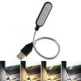 thumbnail image 6 of LED Portable Mini For Computer Flexible USB Lamp Laptop Lighting Reading Light BLACK WARM WHITE LIGHT, 6 of 8