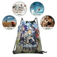 thumbnail image 6 of Genshin Impact Drawstring Backpack Simple Sports Gym Bag Draw String Bags Casual Rucksack, 6 of 9