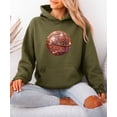 thumbnail image 4 of Glitter Basketball Hoodie for Women & Teen Girls Sparkle Game Day Pullover Sweatshirt, 4 of 8