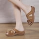 thumbnail image 4 of Amzcrzy Zapatos de mujer,Zapatos de mujer,Zapatillas de mujer, Sandalias de verano para mujer, con tacón bajo y flores, informales Sandalias Mujer Zapatillas De Casa, 4 of 4