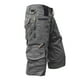thumbnail image 1 of WILLBEST Pantalones Cortos para Hombre, Pantalones Cortos Holgados de Pierna Recta para Verano, Tallas Grandes, Tendencia Informal, Pantalones Medianos, Pantalones Cortos Cargo con Bolsa, 1 of 2