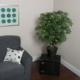 thumbnail image 5 of Vickerman 4' Artificial Japanese Maple Extra Full Bush, Rattan Basket, 5 of 5