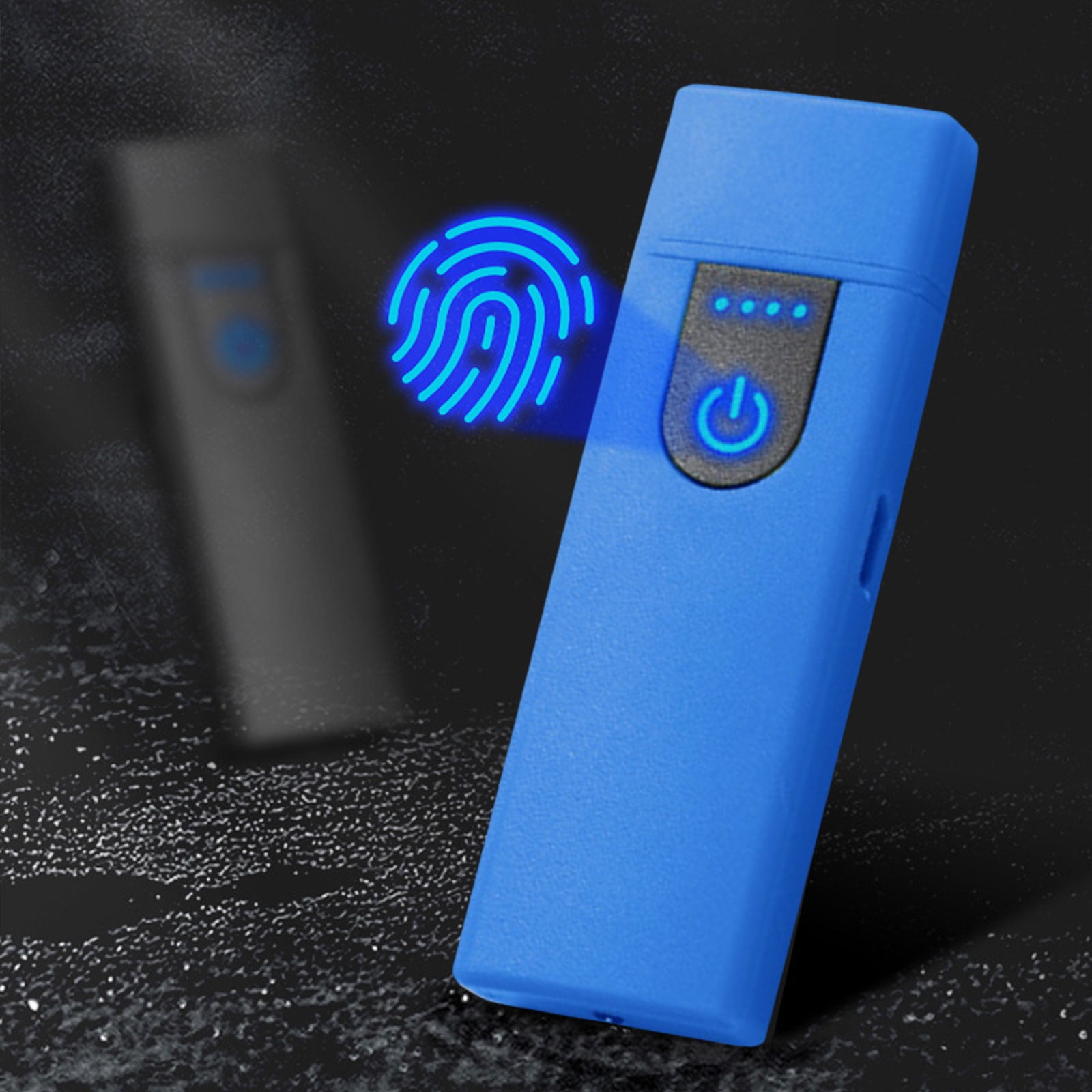 Blue Usb Rechargeable Plasma Lighter With Touch Sensor, Windproof Flameless Design - Walmart.com Blue Usb Rechargeable Plasma Lighter With Touch Sensor, Windproof Flameless Design - Walmart.com