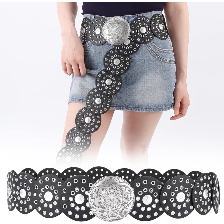 Zhengup Hollow Disc Belt Western Style Exaggerated Cowboy  display picture 1