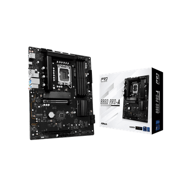 ASRock B860 Pro-A LGA 1851 Intel B860 SATA 6Gb/s DDR5 Intel Core Ultra  ATX Motherboard