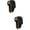 Black+black, variant on Trapper Hat Warm Faux Fur Winter Hat with Ear Flaps Windproof Waterproof Snow Ski Hats for Men Women Cold Weather