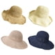thumbnail image 3 of Nvzi Sombrero de sol plegable de ala ancha para mujer, transpirable, de verano, con protección solar y contra los rayos UV, color caqui., 3 of 4
