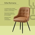 thumbnail image 2 of Set 2 Sillas para Comedor Tipo Piel Acolchadas Textura Suave cafe, 2 of 7