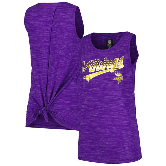 Women's New Era Purple Minnesota Vikings Space Dye Active Tank Top
