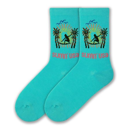 Womens crew socks made in usa
