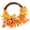 Withered Pumpkin, variant on Artificial Pumpkin Fall Wreath, Autumn Theme Artificial Wreath with Maple Leaves, Fake Pumpkin Flower Garland for Halloween Thanksgiving Day Wedding Front Door Wall Hanging Home Decor