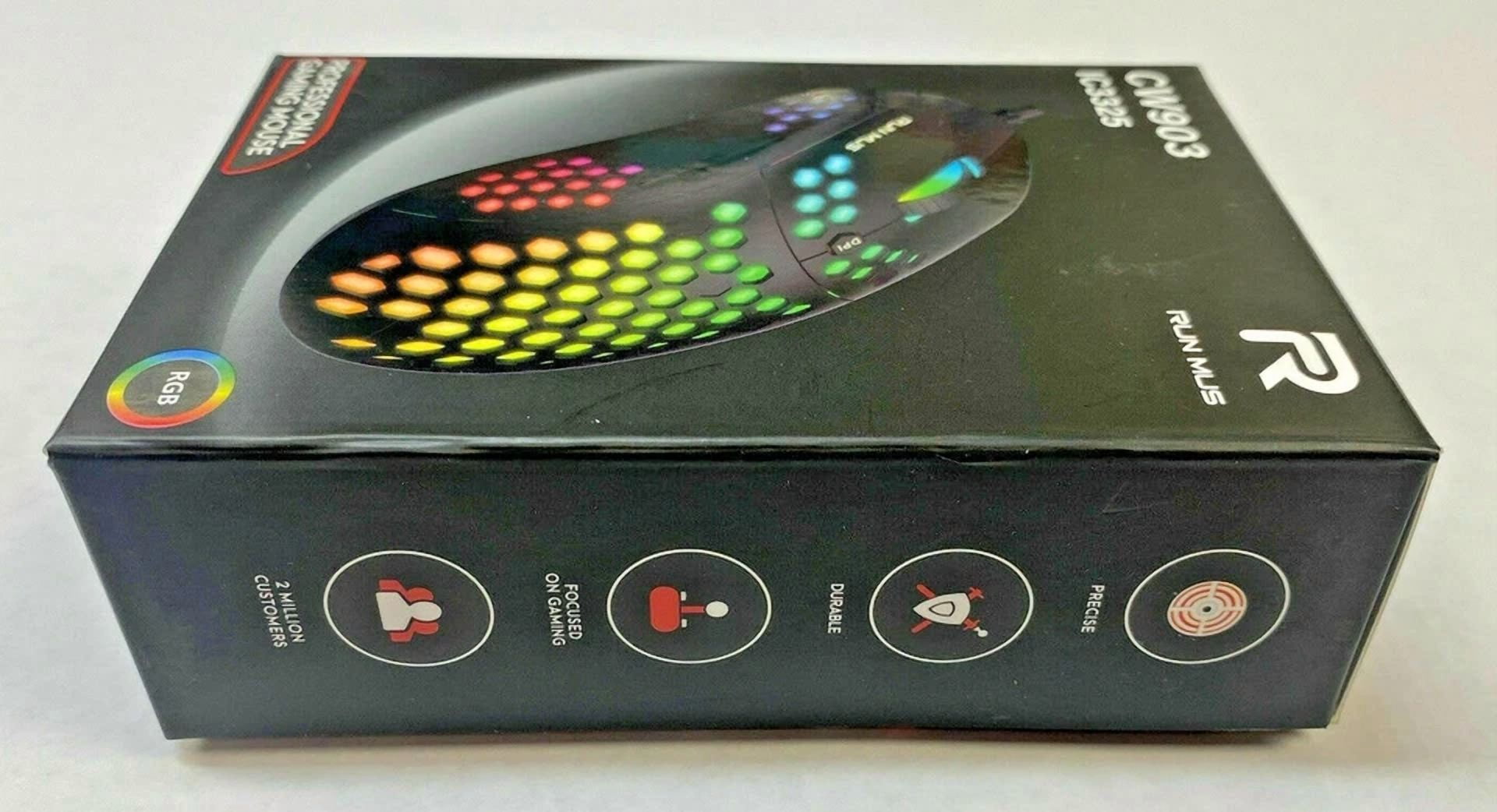 CIRCLE- Runmus Rgb Gaming Mouse With 6 Programmable Buttons Chroma Rgb Backlit Ic3325