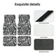 thumbnail image 4 of Fotbe Zebra Juego de 4 Tapetes para Auto con Estampado – Alfombrillas de Goma Reforzada, Diseño Antideslizante, Protección para Todo el Año – Vehículos, Autos, Camionetas y SUVs, 4 of 7