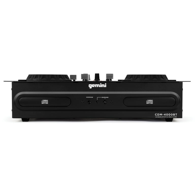 Gemini CDM-4000BT CD/Mixer Combo Player with Bluetooth Input & DJX
