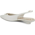 thumbnail image 4 of Sam Edelman Women's Aggie Pointed Toe Slingback Flat Bright White 6.5M, 4 of 6