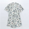 thumbnail image 6 of WOLLED 1-7Y Toddler Girls Silky Satin Kimono Robes Kids Baby Floral Short Bathrobes for Wedding Birthday Party Spa, 6 of 9