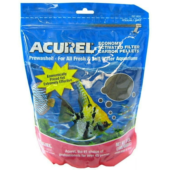 Acurel Economy Activated Filter Carbon Pellets [Aquarium, Filter Bio-Media] 3 lbs