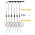 thumbnail image 1 of 10 Pcs Model Railway Warm White HO Scale Lamps Post 1:87 Street Light Single Head, 1 of 10