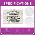 thumbnail image 4 of Camper Placemats Set of 4 18"x12" Happy Camping Table Place Mats Decor Cartoon Camping Car Placemat for Kitchen Dining Table Farmhouse Trailers Camper Indoor Outdoor Decor Table Mats, 4 of 4