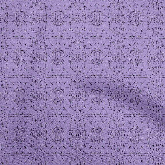 oneOone Viscose Jersey Medium Purple Fabric Aian Batik Craft Projects Decor Fabric Printed By The Yard 60 Inch Wide